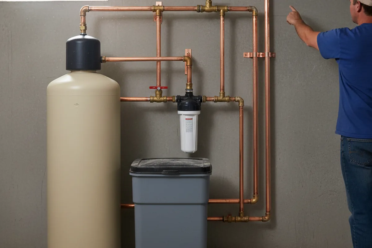 Whole-house water treatment system installed in Evant
